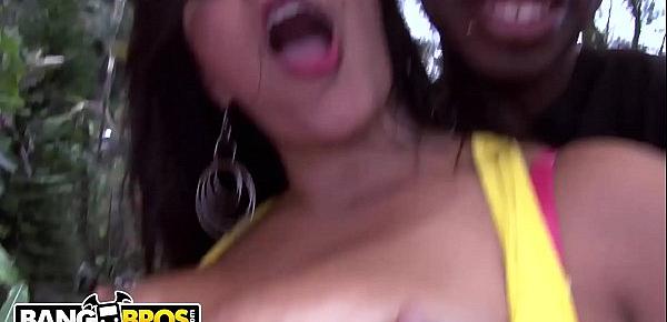  BANGBROS - Latina Juliana Gets Her Culo Grande Stuffed With Big Black Cock